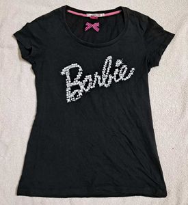 Y2k Fitted Barbie Graphic T-Shirt