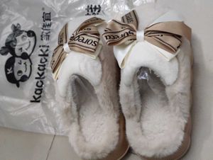 Cute Bow Slippers