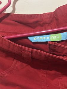 Red Cargo Capris