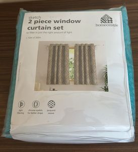 Teal Color Textured Curtains