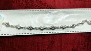 Elegant pure silver Diamond Bracelet