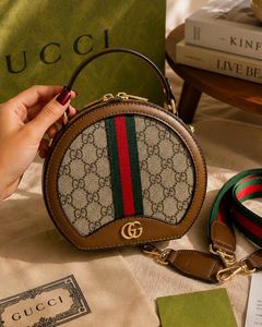 Gucci Round GG Supreme Bag