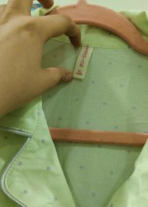 Light Green Polka Dot Pajama Set