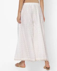Biba’s Elegant White Palazzo Pants