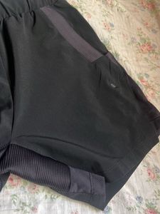 unisex Black Athletic Shorts