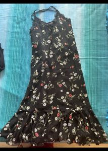 Floral Printed Halter Neck Dress