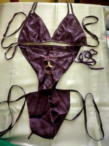 Purple Mercedes Bikini Set