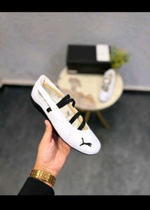 Puma Women's Silver Ballet Flats