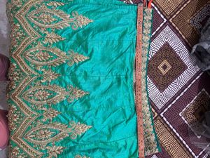 Stunning Emerald Green Lehenga Choli