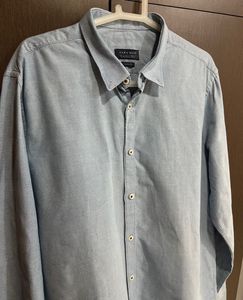 Zara Man Light Blue Slim Fit Shirt
