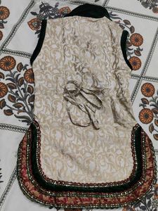 Embellished Kurta Top with dhoti