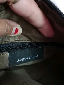JJB BENSON Black Toiletry bag/cash bag