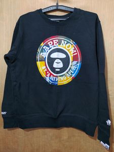 AAPE EMBLEM LOGO SWEATSHIRT