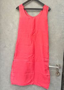 Peach Chikankari Kurta set