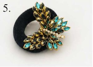 Elegant Pearl &amp; Gold Hair Tie