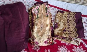 Elegant Purple Floral Kurta Set