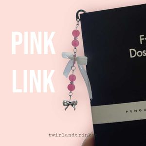 red pink bookmark