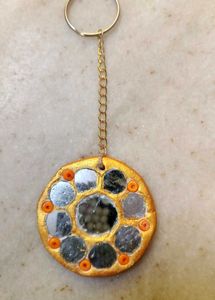 🧡Mirror Keychain