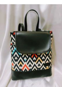 Stylish Geometric Print Backpack