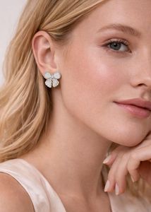 Sparkling Butterfly Stud Earrings