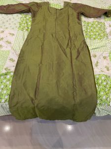 Olive Green Salwar Kameez Suit