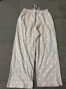 Cute Heart Print Pajama Pants