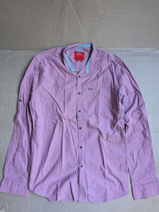 Men's Purple Casual Shirt