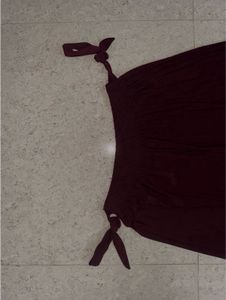 Maroon Palazzo/ wide leg pants (Imported)