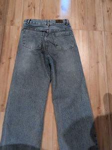 Wide Leg Denim Jeans