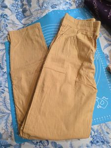 Comfortable Beige Ethnic Pants