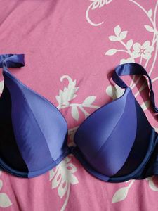 Stylish Striped Padded Bra