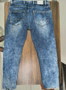 Men's Ripped Blue Jeans