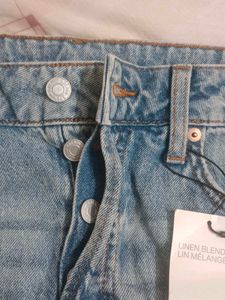 H n M denim skirt