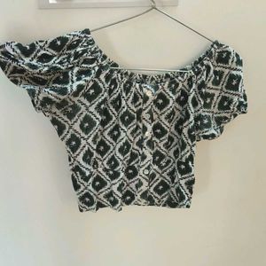 Crop Top And Skirt