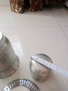 Vintage Stainless Steel Serving Set