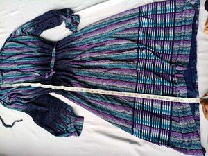 Bohemian Striped Maxi Dress