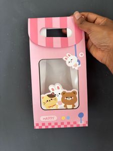 Cute Pink Treat Box with Window