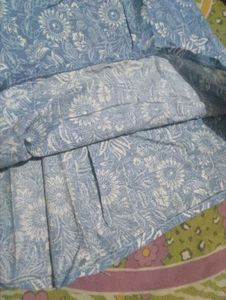 Cute Blue Floral Baby Dress