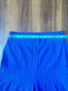 High waist Vero moda xs size blue pant side zip