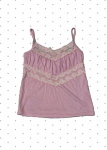 Cute Lace Trimmed Cami Top