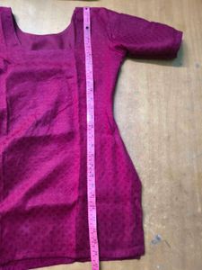 Maroon Short Kurta