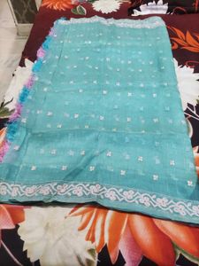 Pink &amp; Blue Saree Blouse