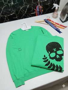 Men's Green Skull Graphic Sweatshirt