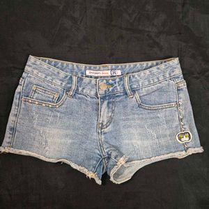 mini denim shorts y2k
