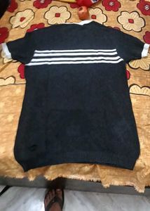 Men's Black Striped T-Shirt