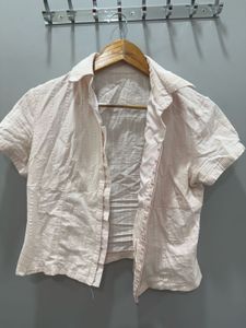 Cute Pink Button Blouse