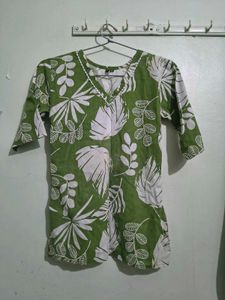 Green Short Kurti