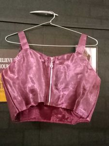 Jimmy Choo Magenta Purple Blouse