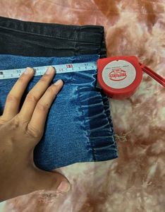 Stylish Blue Denim Cargo Pants