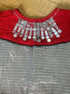 Red Gown Kurta